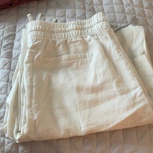 High waisted linen pant